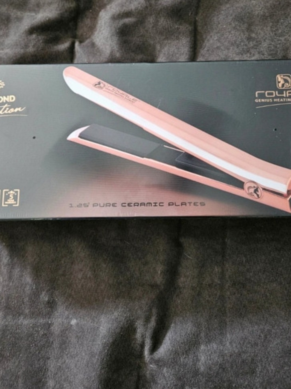 Rose Gold Hair Straightener Flat Iron - Professional Ceramic Plates